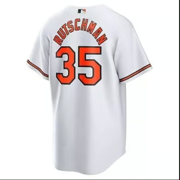 Men's Nike Adley Rutschman White Baltimore Orioles Player Jersey-Large - Picture 2 of 12